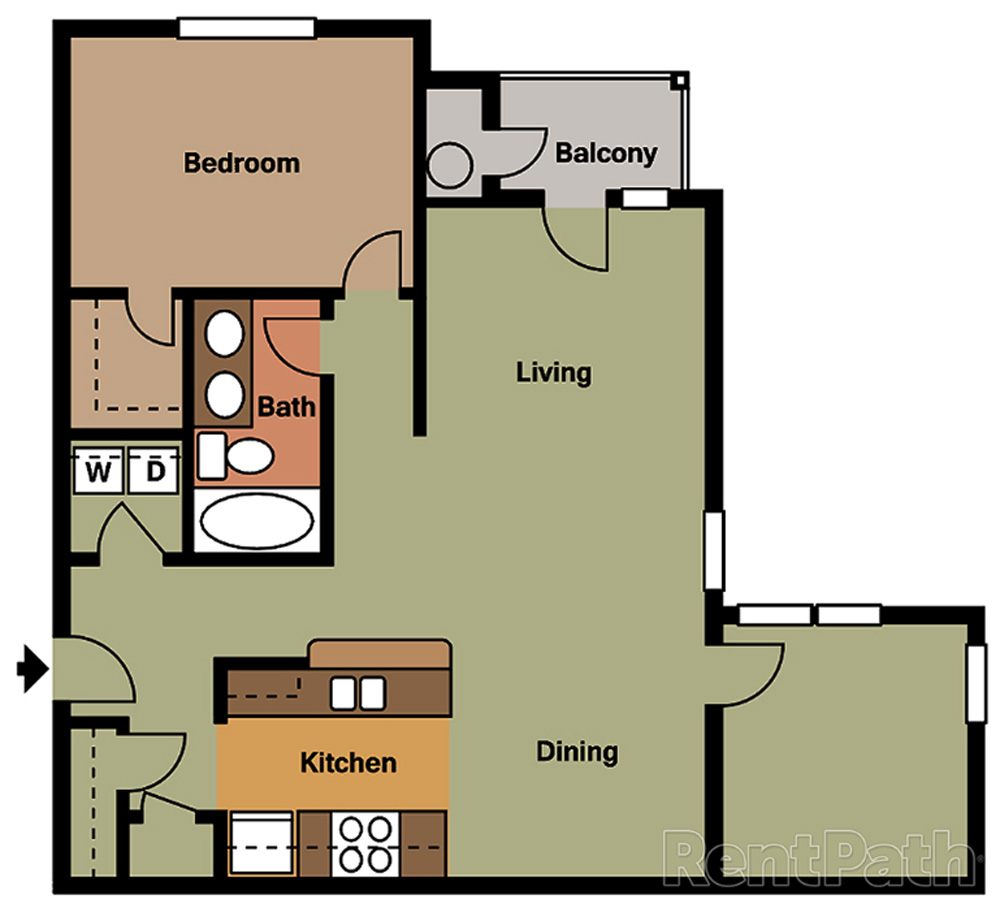 A2 floor plan